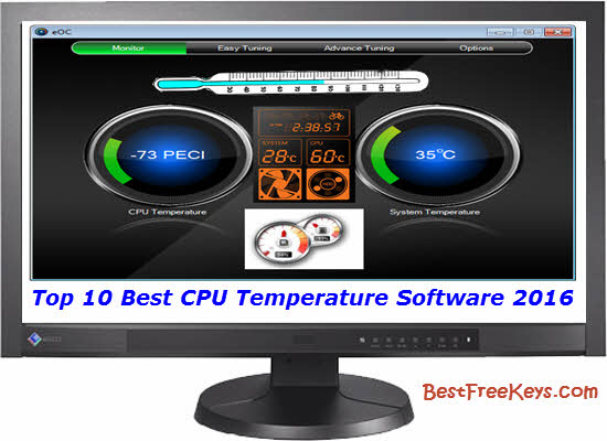 Temperature monitoring software for pc